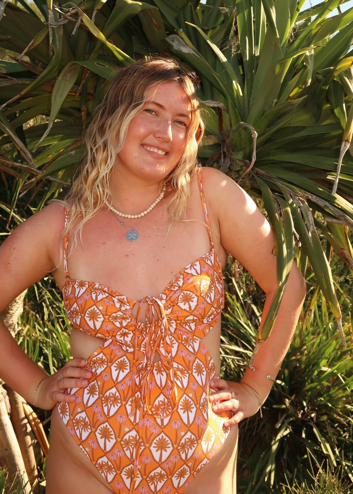 Island Princess Collab Collection - Queen Palm One-Piece